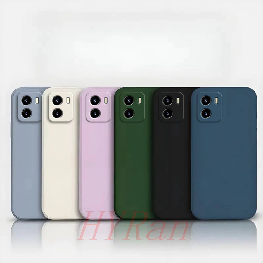 Vivo Y15S Y01 Y15A Y01A เคสโทรศัพท์ซิลิโคนสีทึบ YT