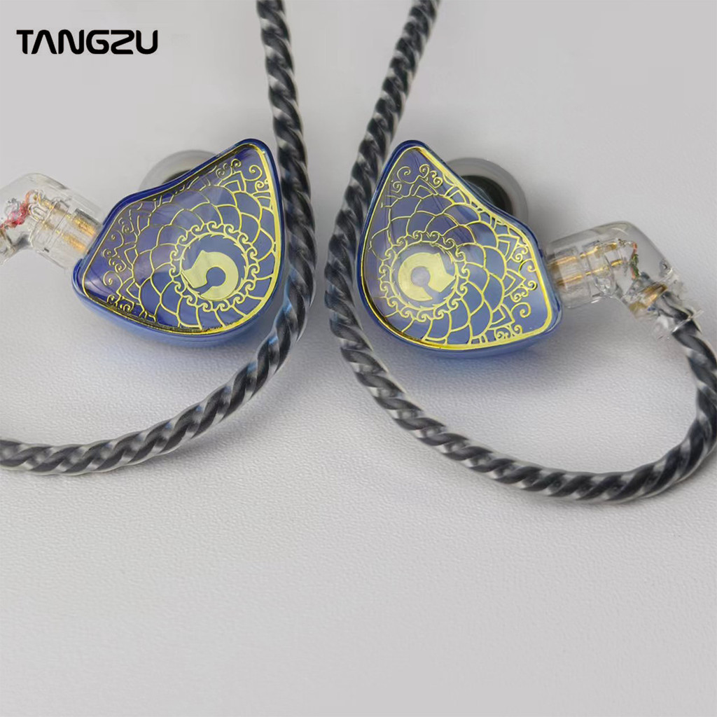 Tangzu WAN ER หูฟัง Zone Edition ไมโครโฟนแบบมีสาย IEM ที่ถอดออกได้ 0.78 มม.2Pin ในหูหูฟัง Waner