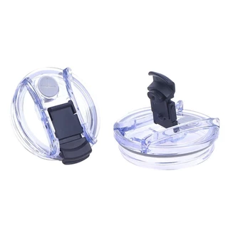 Sutee 1 ชิ้นถ้วยแก้ว, 20/30/40 ออนซ์ Splash Proof ฝาครอบขวด, สําหรับถ้วยพร้อมที่จับ Multicolor Themos Tumbler ฝาพลาสติก