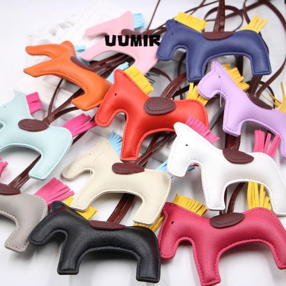 UUMIR จี้ม้า,|สี ปู่ หนังโพนี่พวงกุญแจ,แฟชั่นแขวนเครื่องประดับกระเป๋าจี้เครื่องประดับกระเป๋าเครื่องประดับ