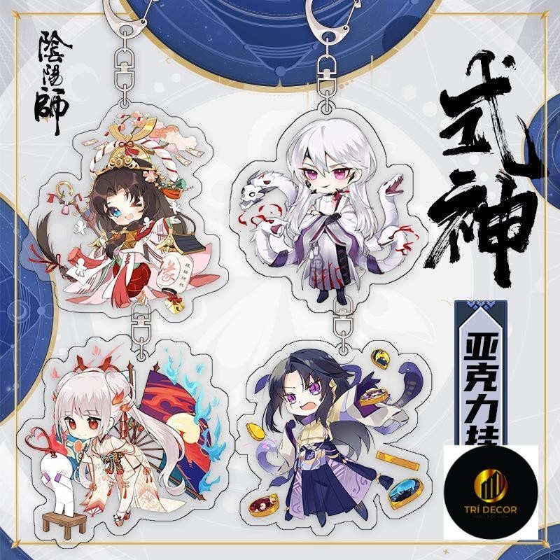 จี้อะคริลิคต่อพ่วง Onmyoji, Yamata no Orochi, ดาบ Shiranui Demon, พวงกุญแจ Kizuki, จี้เป้สะพายหลัง