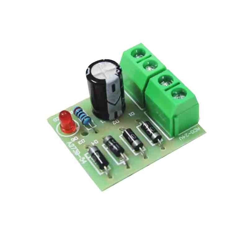 In4007 สะพานวงจรเรียงกระแส AC เป็น DC power converter คลื่นเต็มวงจรเรียงกระแสชุดแผงวงจร DIY ชิ้นส่วน