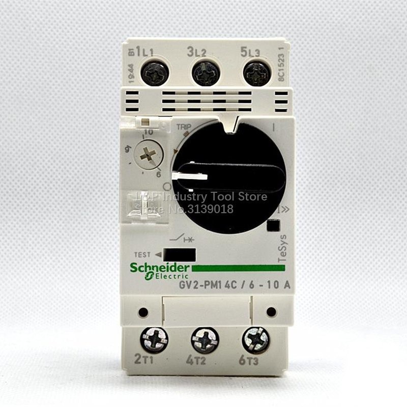 ✤New Original Schneider TeSys Deca GV2-PM14C Motor Circuit Breaker Protection GV2PM14C 6-10A 3P Knob