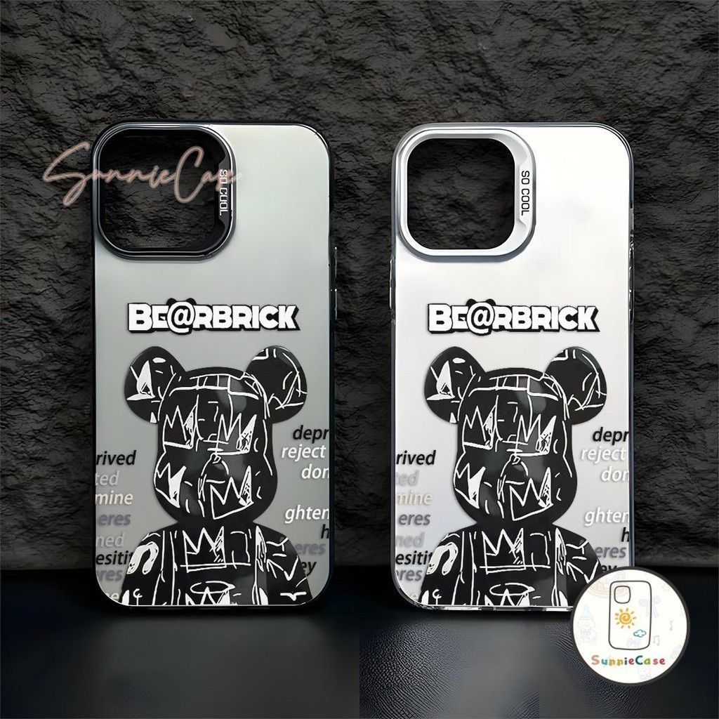 เจ๋งอ่ะ หมี ที่รุนแรง เคสโทรศัพท์ iPhone 7Plus 14 13 11 15 12 Pro Max X XR 7 8 15 14 Plus SE 2020 XS Max แนวโน้มเคส
