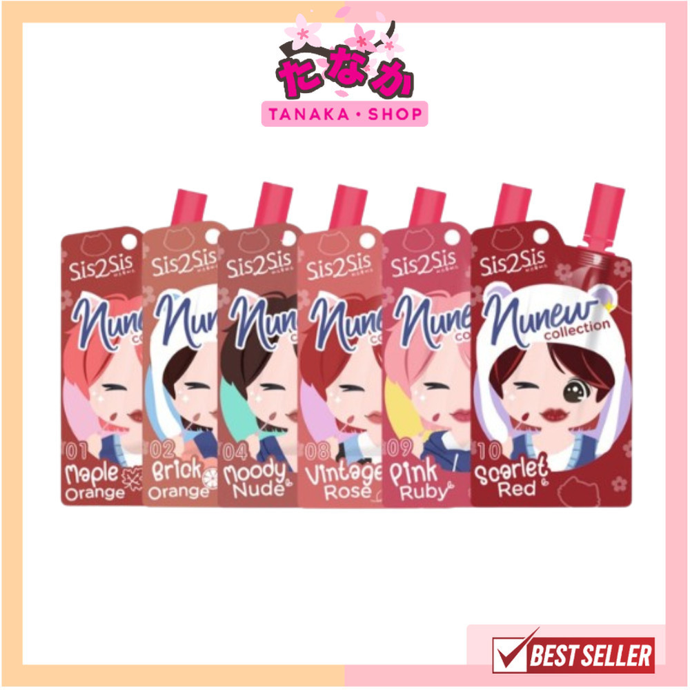 แท้/ถูกที่สุด/ไลฟ์ทุกวัน (1ซอง) SiS2SiS Velvet Matte เวลเวท แมตต์ 2 กรัม Nunew Collection