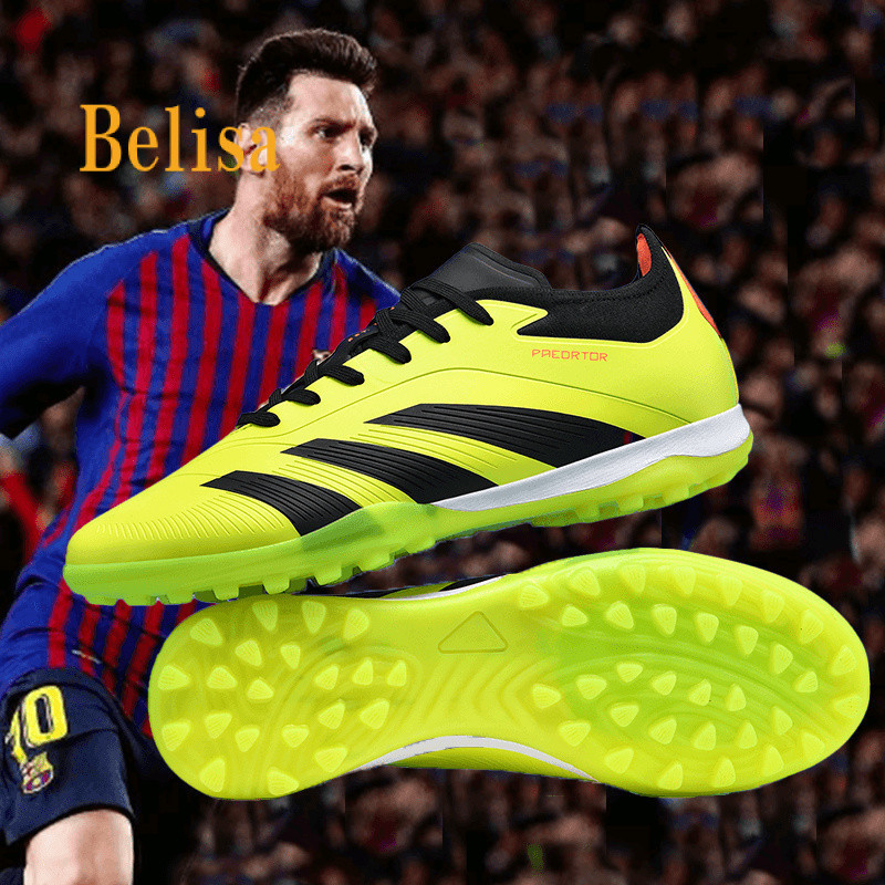 2024 EUR-Cup รองเท้าฟุตบอลที่ได้รับการอัพเกรด Messi TF soccer Boots รองเท้าฟุตบอลเดียวกันผู้ใหญ่เด็กสตั๊ดรองเท้ากีฬาการฝึกอบรมกลางแจ้งขนาด 35 ~ 45