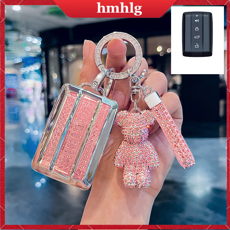 ฝาครอบ TPU ให้ Great Wall GWM WEY TANK 300 500 Tank300 Tank500 2021 K Keyless Smart Entry Push Start TPU สมาร์ทรีโมท Caing