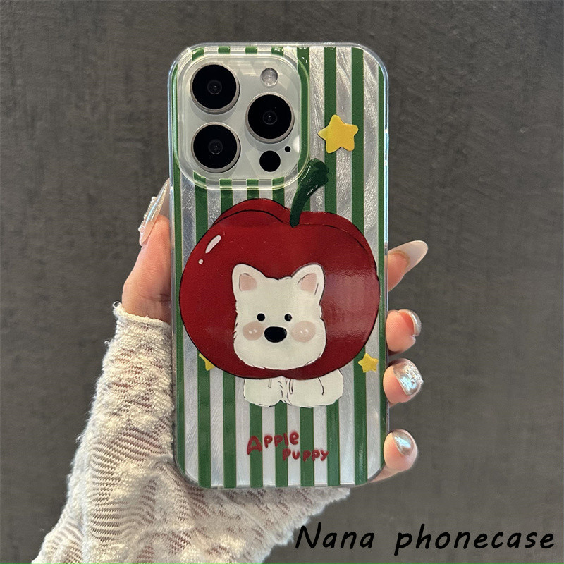 [รุ่นโปรโมชั่น] เคสโทรศัพท์น้องหมา Apple เหมาะสำหรับ เคสไอโฟน15 14 13 12 11ProMax Pro14P/15plus xsmax xs xr
