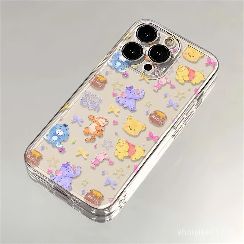 Pooney ทิกเกอร์เคสโทรศัพท์สำหรับ iphone15promax Apple 14กันกระแทก13โปร่งใส12 11/7อวกาศ