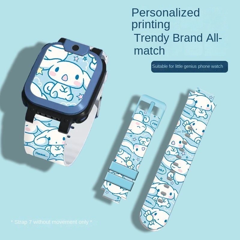 imoo สายซิลิโคน สำหรับ Imoo Z1 Z2 Z5 Z6 Z7 สายนาฬิกา สาย Sanrio การ์ตูนพิมพ์ซิลิโคนกันน้ํา imoo สายนาฬิกา imoo สาย