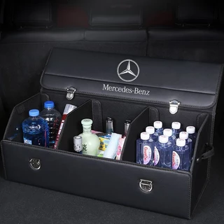 สําหรับ Mercedes-Benz ช่องเก็บของรถ Trunk Folding กล่องเก็บของอุปกรณ์เสริมในรถกล่องเก็บของ, ผลิตภัณฑ์รถ, ที่ท้ายรถ A-Class B-Class C-Class E-Class GLC GLB GLAE300l Glc300L Gla200 C-Class C260l Personalized Key Case