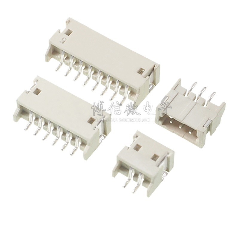 1.5MM สติ๊กเกอร์แนวนอน ZH1.5MM Pitch Connector 2P/3/4P/5/6P/8P แนวนอน Patch Socket 2P, 3P, 4P, 5P, 6