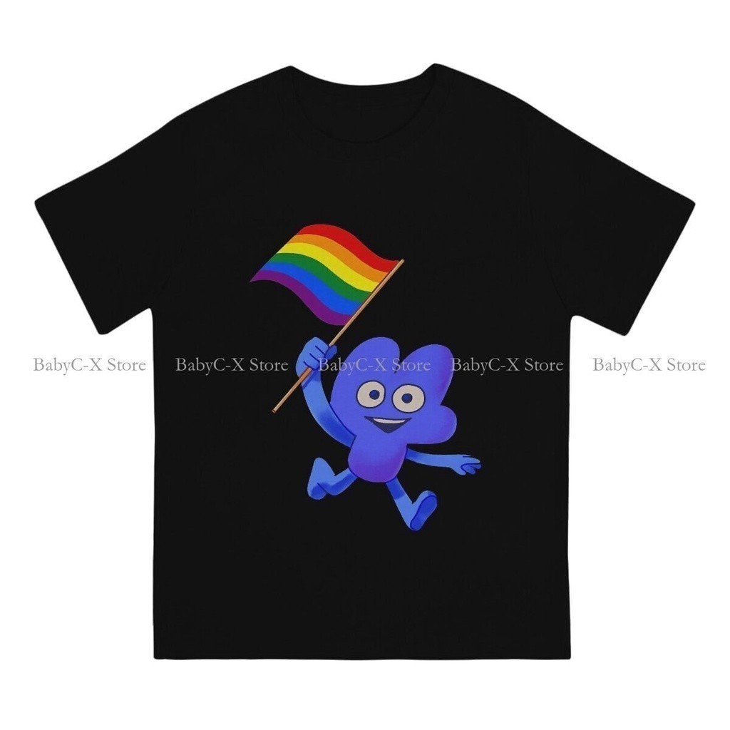 2024 [100% Cotton] เสื้อยืดแขนสั้น พิมพ์ลายธง Lgbt Pride Four Battle For Dream Island Bfdi 4 And X ส