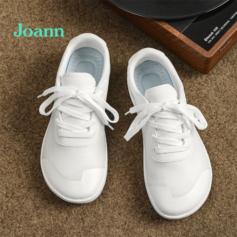 Big size:37~48 รองเท้าเท้ากว้างผู้ชายผู้หญิงกีฬารองเท้าลําลอง ตาข่ายมินิมอลสบาย กันลื่น