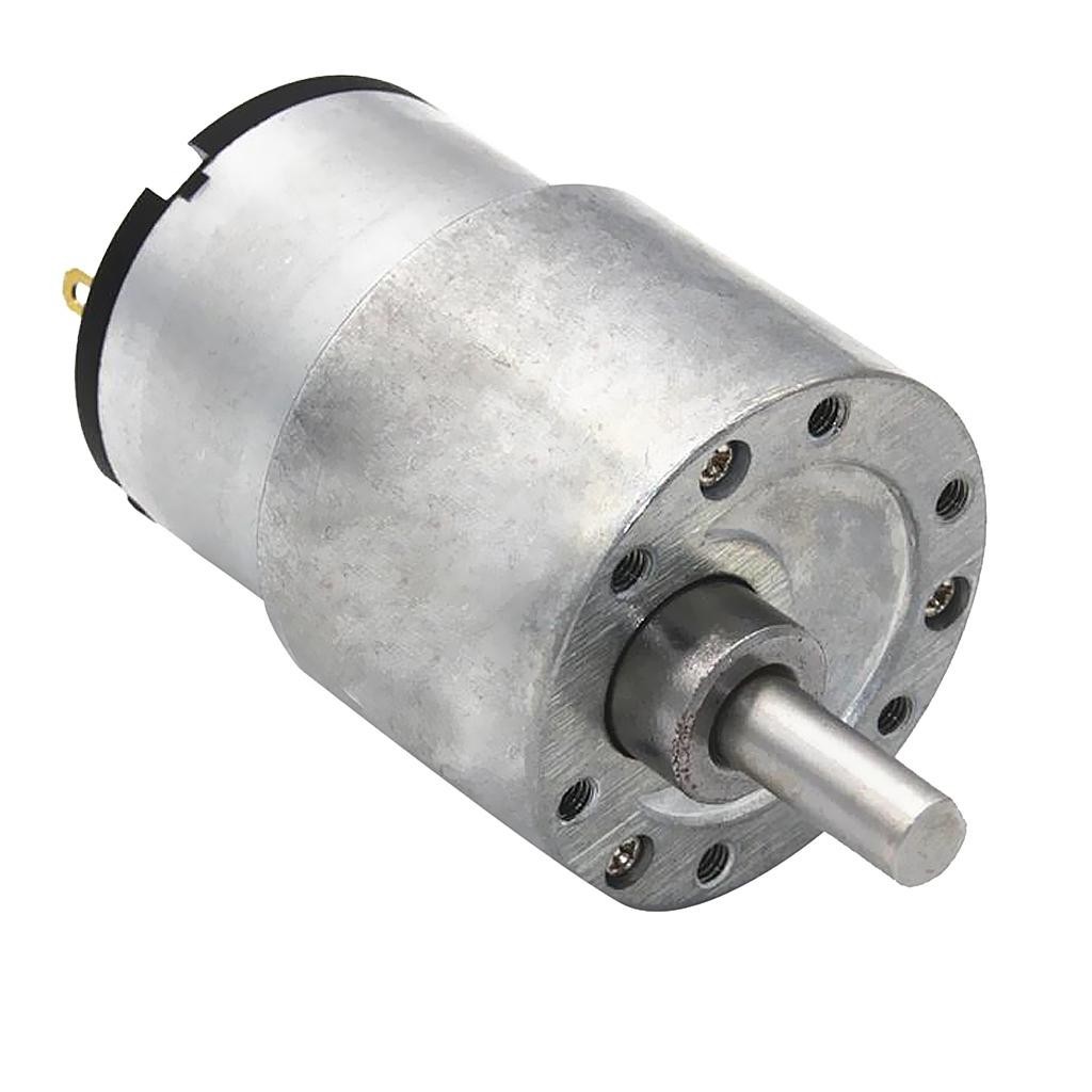 [Lszcx6l] 37gb-520 เกียร์เปลี่ยน DC Motor 37mm มอเตอร์ 12V 7RPM-960RPM