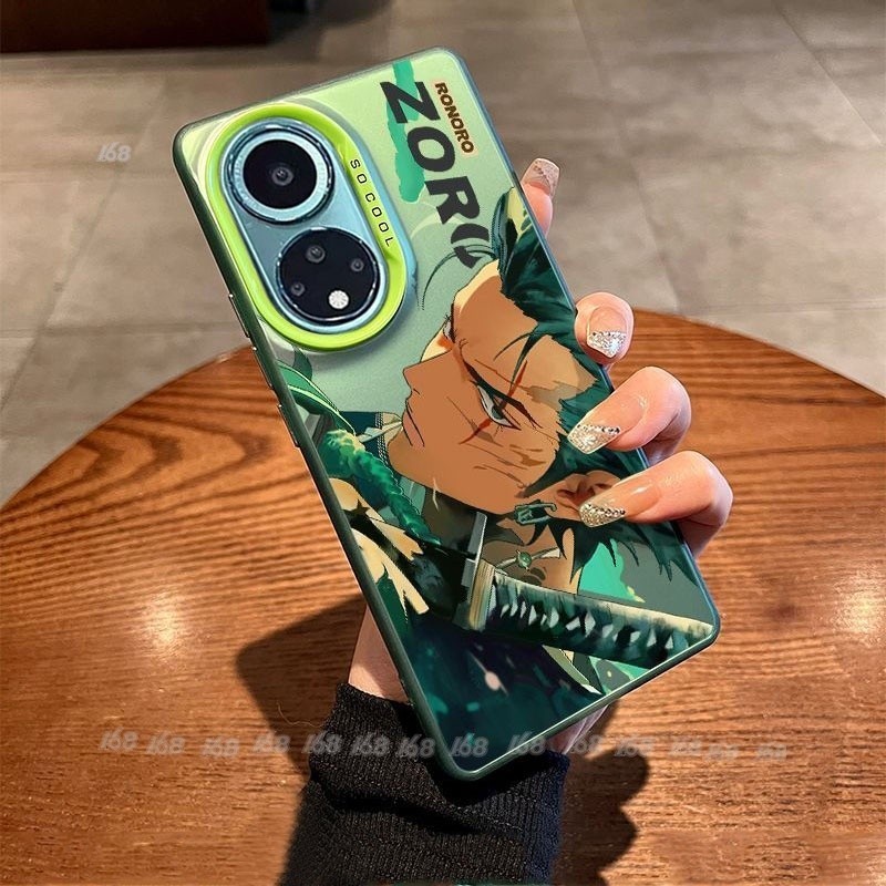 เคส Honor 90 X9B 5G เคส โทรศัพท์มือถือแบบแข็ง ผิวด้าน กันกระแทก กันรอยเลนส์กล้อง ลายลูฟี่ โซโร สําหรับ