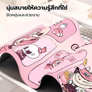 พร้อมส่งส่ง！Mouse padแผ่นรองเมาส์ ขนาดใหญ่ ลายการ์ตูน ขนาด 80x30cm หนา3mm