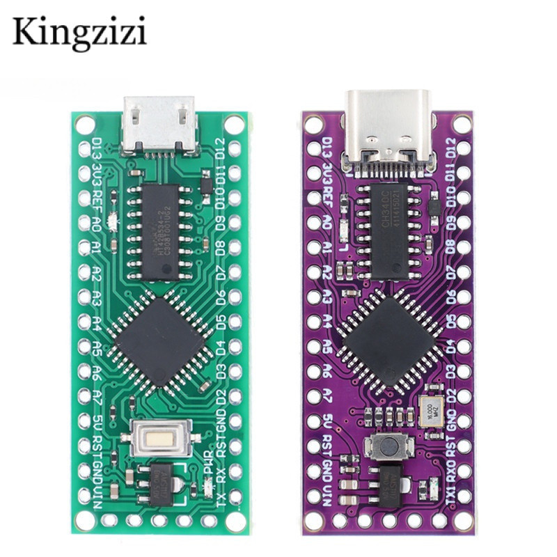 Lgt8f328p-lqfp32 MiniEVB TYPE-C MICRO USB ใช้งานร่วมกับ ATMEGA328 Nano V3.0 LGT8F328P CH340C/ HT42B5