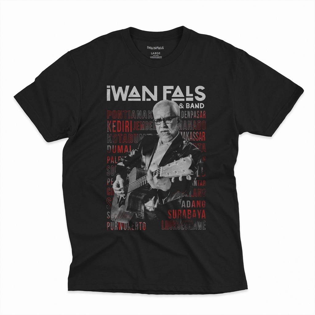 Merah Iwan FALS TSHIRT CONCERT RED DRESS II