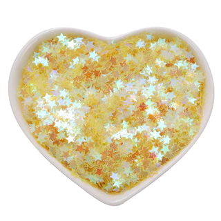 St. kunkka 3.5 มม.ดาวห้าแฉก AB เลื่อมที่มีสีสัน Macaron Magic สี Glitter ครีมกาวทําด้วยมือ DIY วัสดุแต่งเล็บอีพ็อกซี่ตกแต่ง