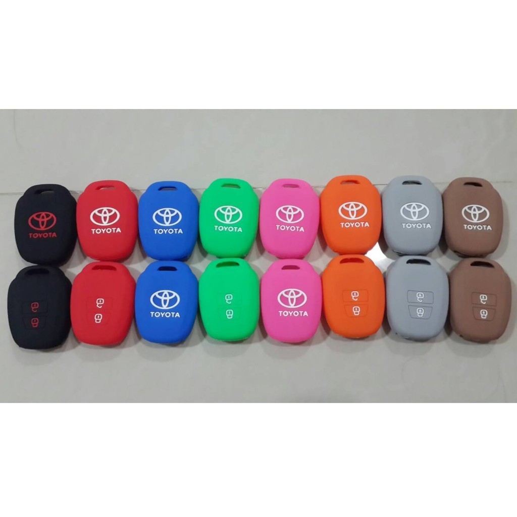 เคสกุญแจ ซิลิโคนแบบหนา Toyota Yaris Vios  2013-2018  --ส่ง kerry เก็บเงินปลายทางได้--