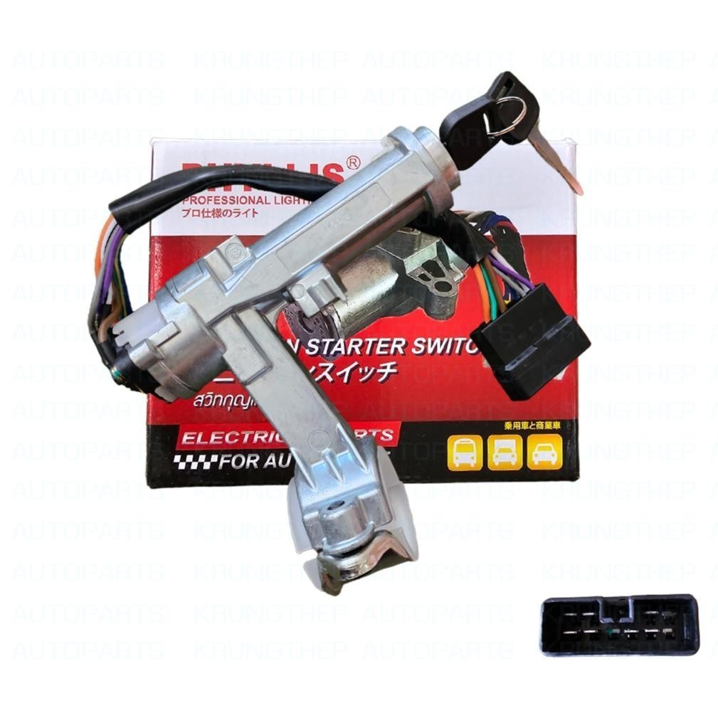 ส่งเร็ว สวิทซ์กุญแจสตาร์ท TOYOTA MIGHTY-X รุ่นสายยาว *ปรับคอไม่ได้* (ยี่ห้อ Phyllis)