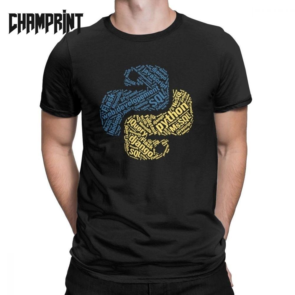 [XS-3XL] Python Programmer คอมพิวเตอร์ซอฟต์แวร์ Developer การเขียนโปรแกรม Coder Coding กีฬา Oversize