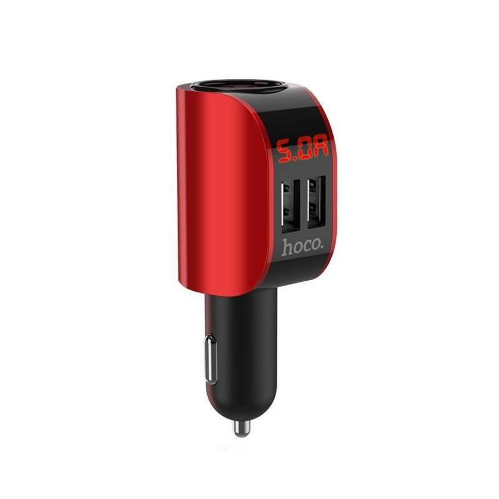 Hoco Z29 plus เเท้100% ที่ชาร์จในรถยนต์ USB 2 ช่อง และจุดบุหรี่ 1 ช่อง มีหน้าจอ LED Hoco_Store. - รูปที่ 2