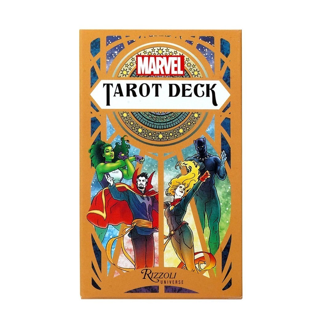 Marvel Tarot Oracle Deck Tarot การ์ดเกม Divination เครื่องมือเล่นไพ่ทาโรต์เกมกระดาน verasath