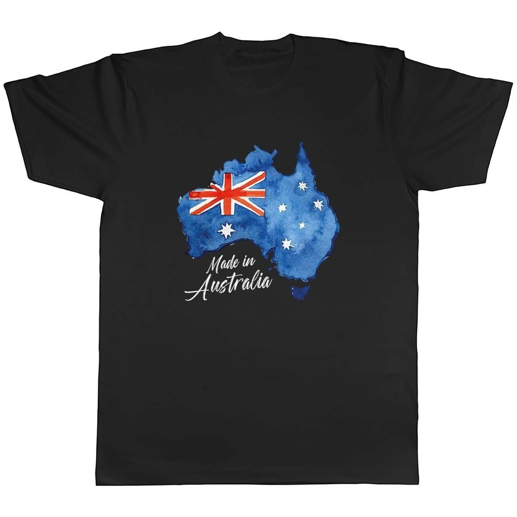 Made In Australia Mens T-Shirt Aussie Australian Map National Tee Gift