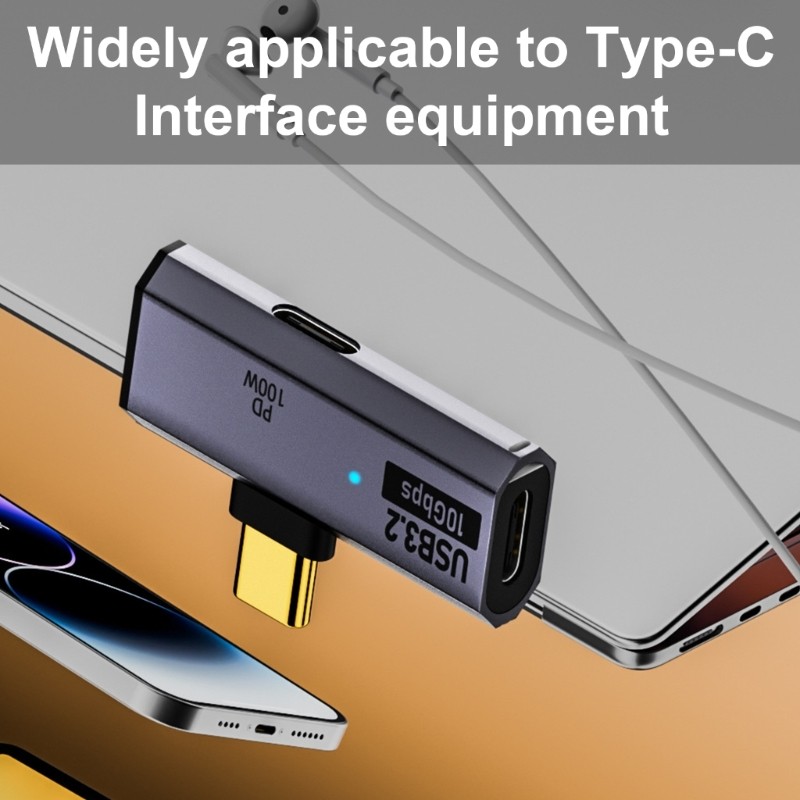 Cuy USB C OTG Adapter Type C 100WPD Charger USB3 2 Splitter 10Gbps Data Tansfer