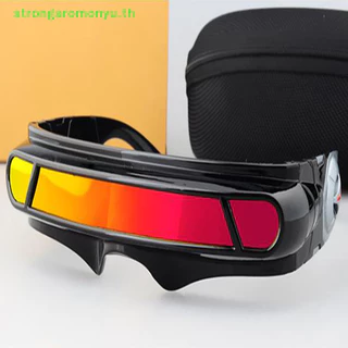 Strongaromonyu แว่นตากันแดดเลเซอร์ Cyclops Travel Sun แว่นตา UV400 วัสดุหน่วยความจํา TH