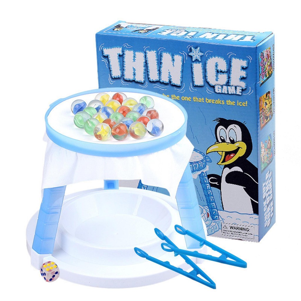 เกมกระดานเพนกวินกับดัก Don't Let The Beads Fall thin ice Game Fun and Educational Logic Game for kids mueadegth