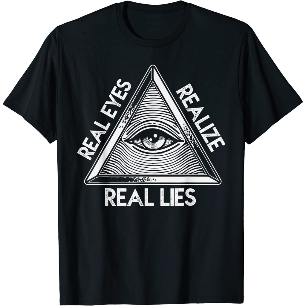 New Limited Seeing The Eye Realize Real Lies เสื้อยืดจัดส่งฟรี