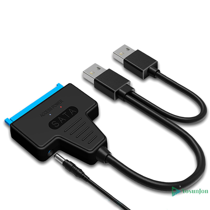 Yosunjon] อะแดปเตอร์ SATA เป็น USB 3.0 2.0/Type-C สําหรับ 2.5/3.5 นิ้ว HDD ภายนอก SDD ฮาร์ดไดรฟ์ดิสก์ขั้วต่อภายนอกไดรฟ์ตัวแปลงสายใหม่