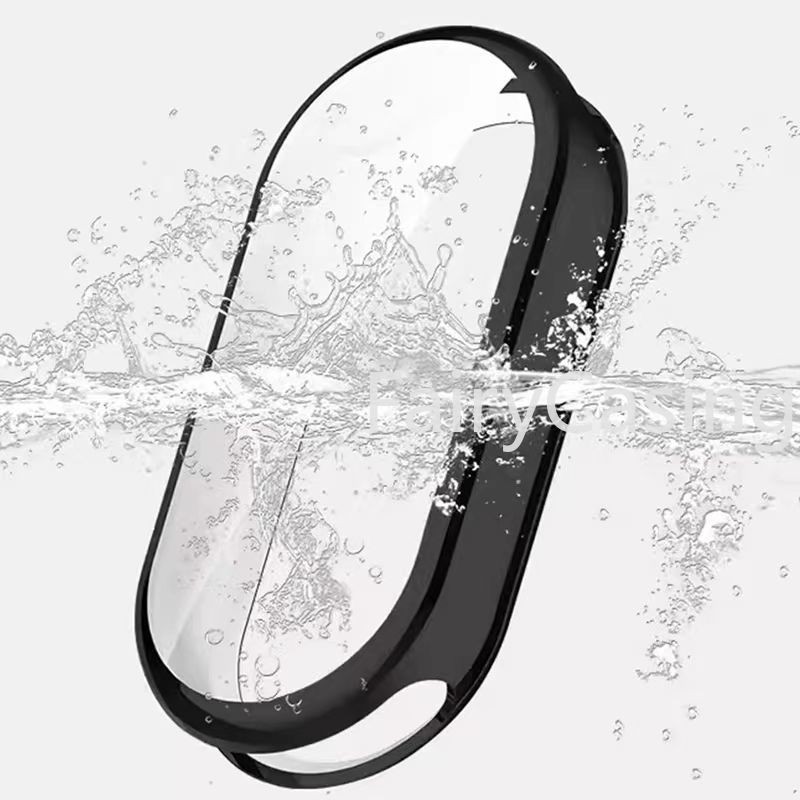 ซิลิโคนอ่อนนุ่มTPUกรณีแก้วสําหรับXiaomi Mi Band 9 8 รูปที่ 6