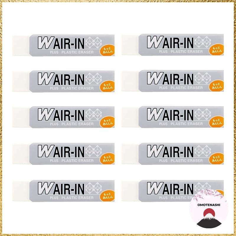 Eraser Double Air In Plus, More Secure Mark Sheet White 16g 10 pieces ER-060WN 36-938 ×10