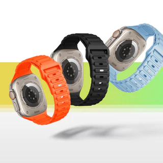 สายรัดซิลิโคน Band Soft สร้อยข้อมืออุปกรณ์เสริมสําหรับ Apple Watch s10 46 ultra2 IWatch series 10 9 8 7 6 SE 5 4 3 49/45/44/42/41/40/38 มม.
