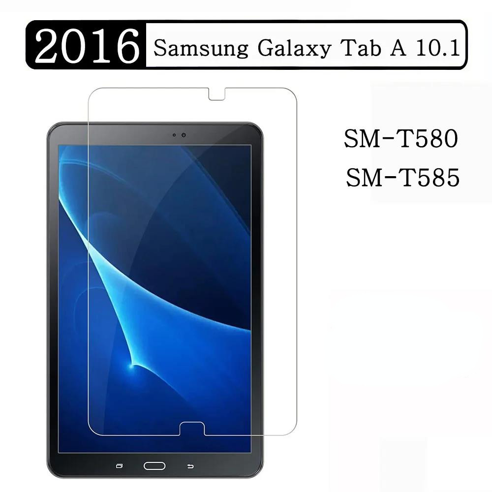 สําหรับ Samsung Galaxy Tab A/A6 10.1 2016 SM-T580 T585 T587 9H กระจกนิรภัยป้องกันหน้าจอฟิล์ม