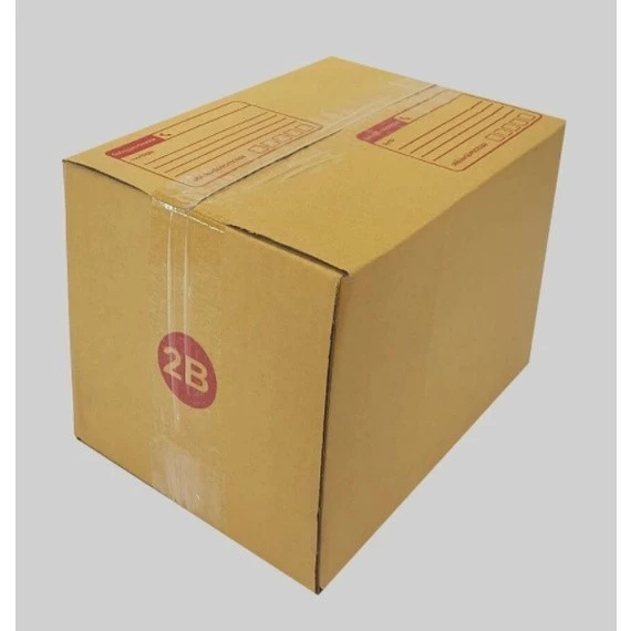 กล่องไปรษณีย์ กล่องพัสดุ แพ็ค 10 ใบ เลือกเบอร์ 2B ฝาชน หนา 3 ชั้น ราคาส่ง ส่งไว Boxhero