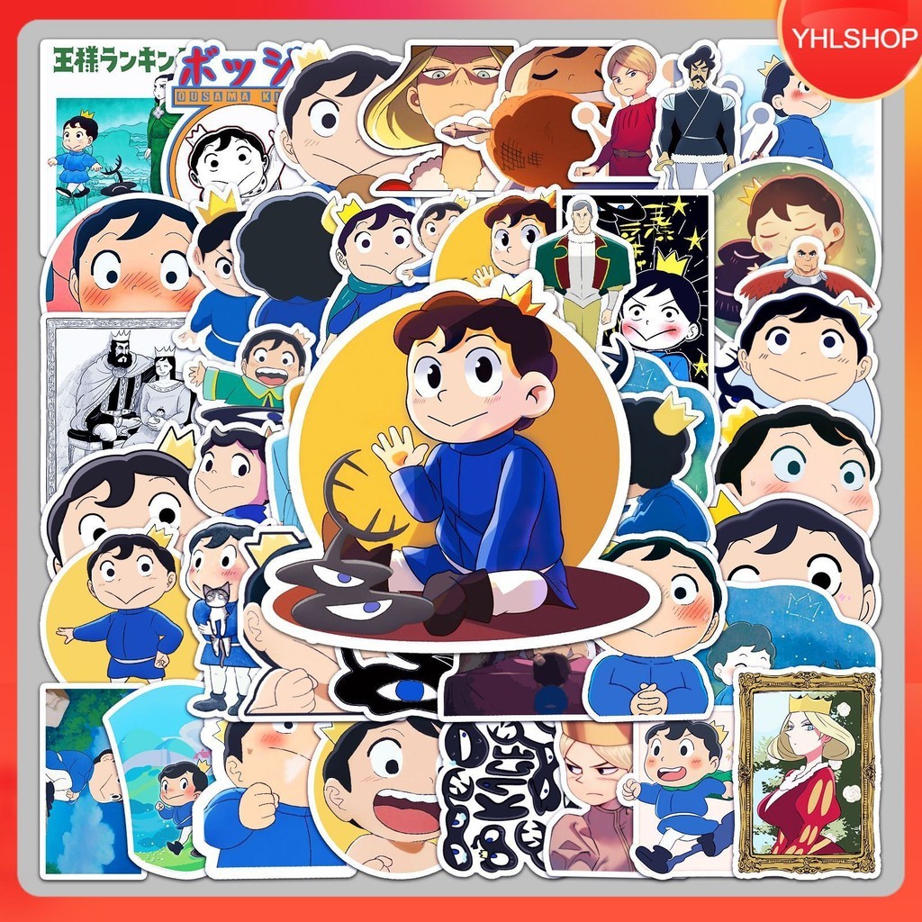 50ชิ้น สติกเกอร์ มังกะ อันดับพระราชา Ousama ranking Sticker พร้อมส่ง