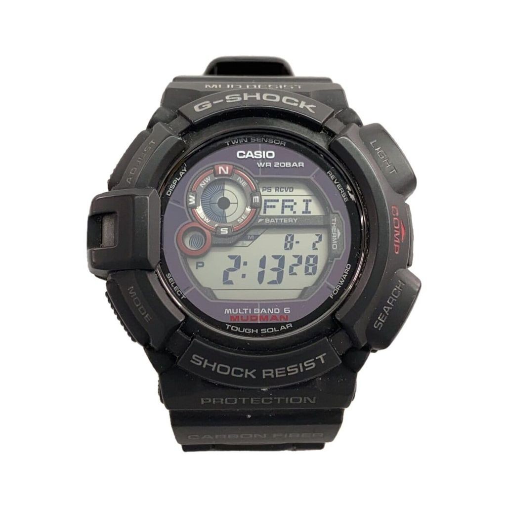 CASIO Wrist Watch G-Shock Black Men's Solar Digital Direct from Japan Secondhand 2341242274377