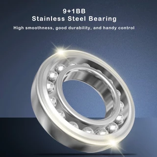 Fishing Reel รอกตกปลา 5.2:1 8 กก. ด้ามจับคู่ รอกหมุนลึก ตื้น สําหรับตกปลา รอกเบส อุปกรณ์ตกปลา