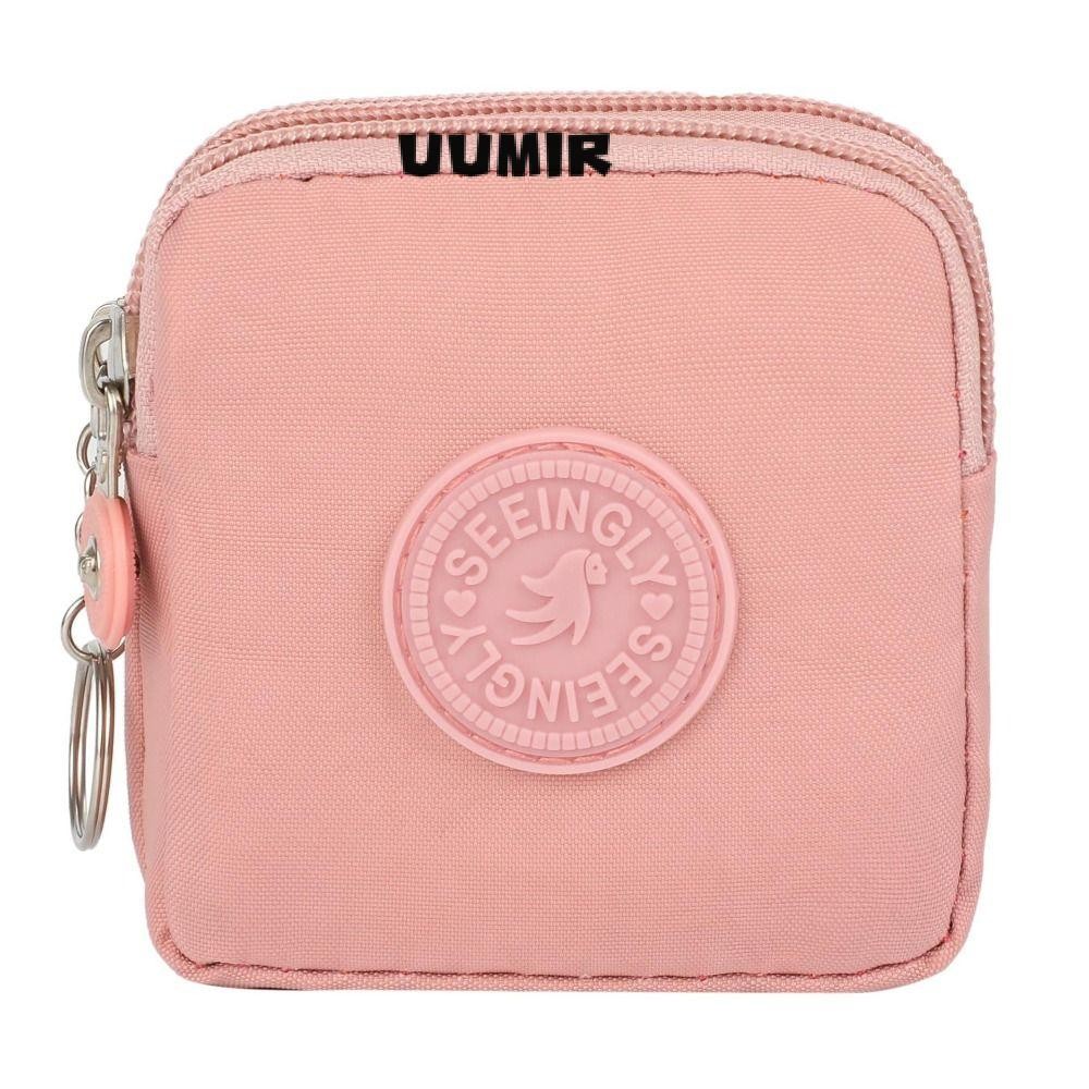 UUMIR บัตรเครดิต สวัสดี,ผ้าใบทนต่อการสึกหรอกระเป๋าเงินใส่เหรียญ,ทนทานพร้อมแหวนกุญแจกันน้ํากระเป๋าสตางค์กระเป๋าเงินชายหญิง