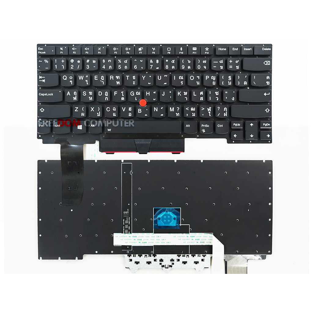 คีย์บอร์ด LENOVO Thinkpad E14 GEN1 E14 GEN2 ไทย อังกฤษ KEYBOARD