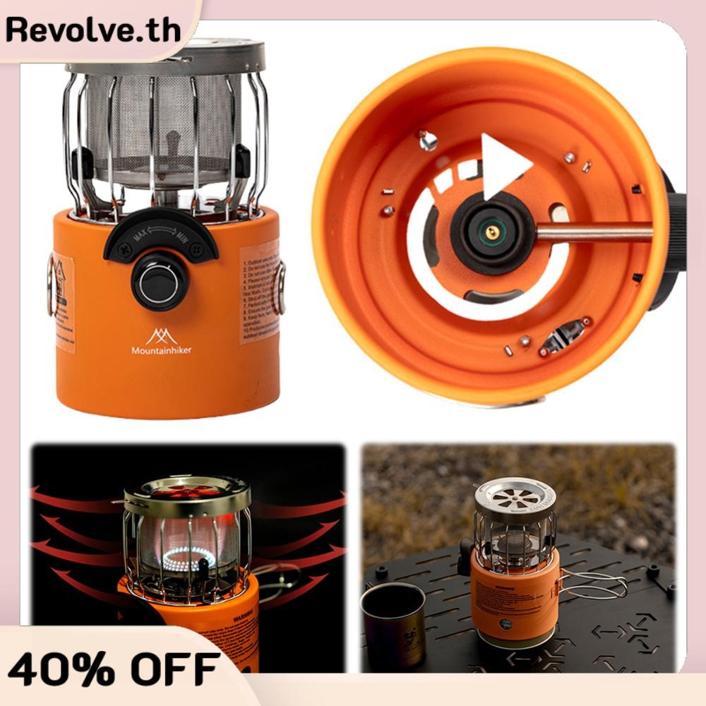 2 In 1 Camping เตาเครื่องทําความร้อนแก๊ส 2500W เตาย่างแบบพกพาสําหรับ Travelling