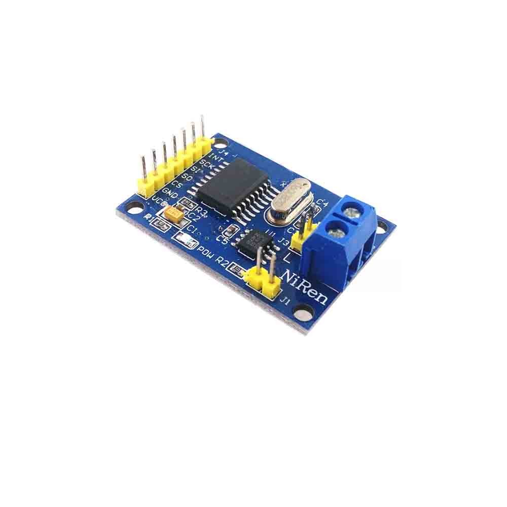 Mcp2515 CAN โมดูลรถบัส TJA1050 SPI โปรโตคอล 51 โปรแกรมไมโครคอนโทรลเลอร์