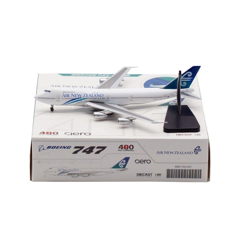 BigBird 1: 400 เครื่องบินโลหะผสมรุ่น New Zealand Airlines โบอิ้ง B747-200B ZK-NZY