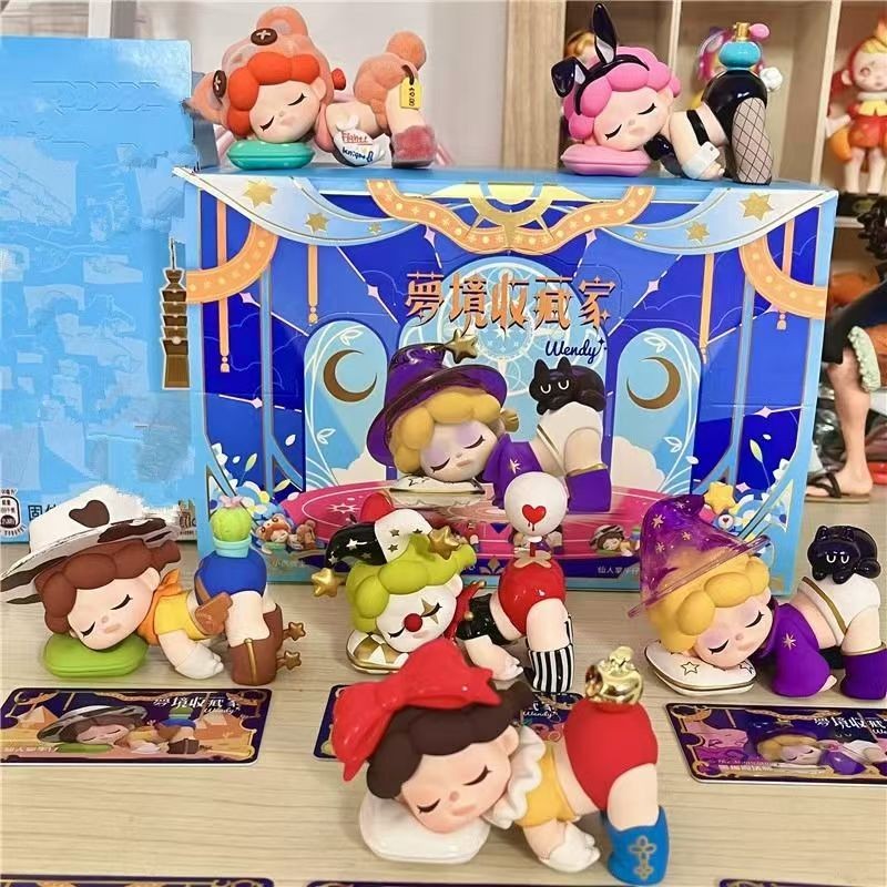 P POPMART PUCKY Dreamland Wish Series รูป Mystery Box ของเล่นตกแต่งของขวัญ