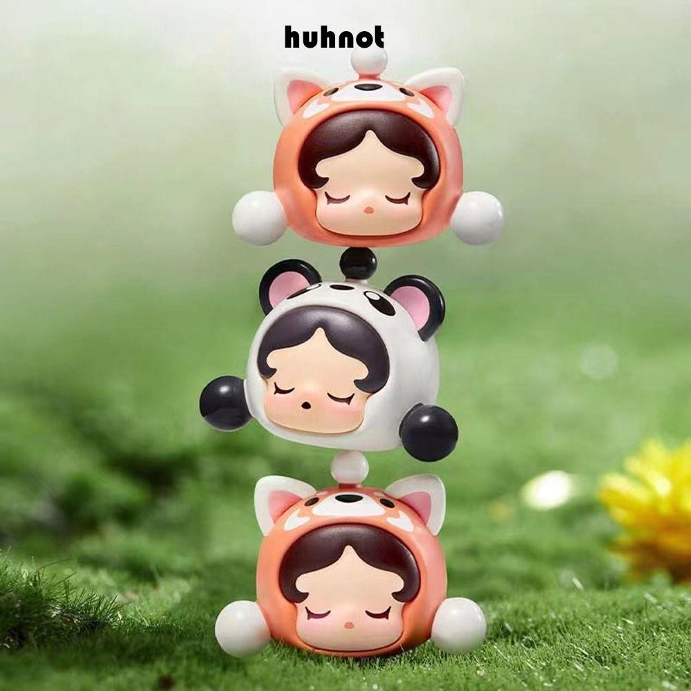 Huhnot 1 ชิ้นอะนิเมะการ์ตูนรูป, Kawaii สบู่ฟองกล่อง,แฟชั่น SkullPanda POPMART Pop Bean กล่องน่ารักของเล่นเด็ก